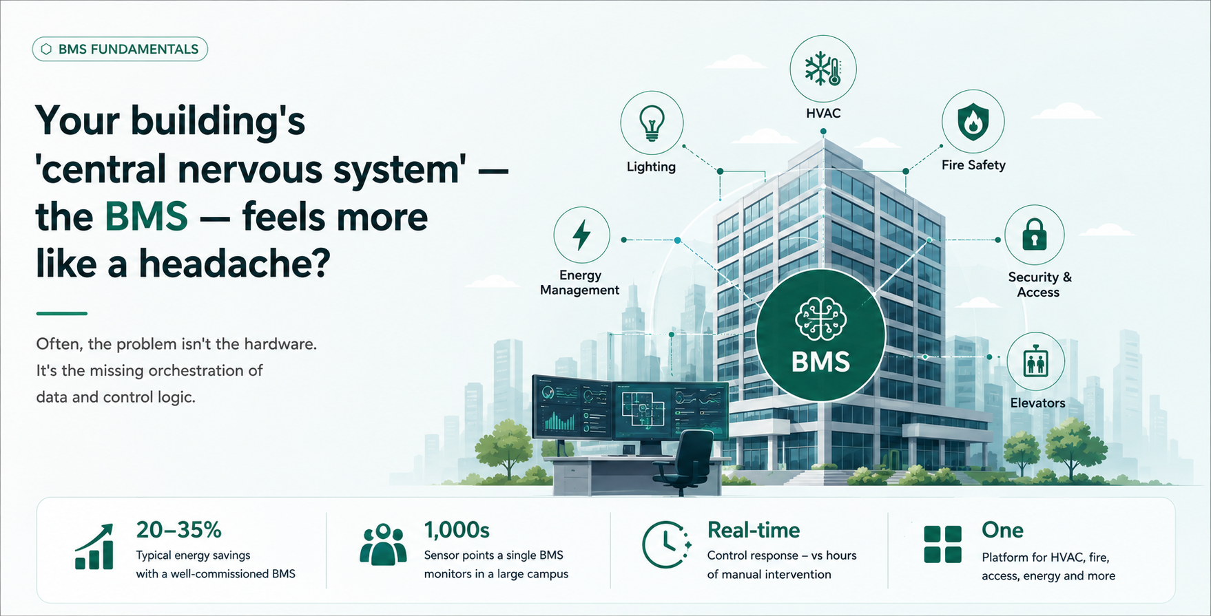 Your building's 'central nervous system' — the BMS — feels more like a headache?