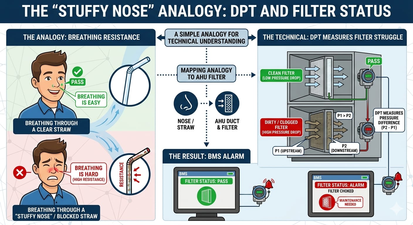 DPT — Differential Pressure Transmitter — infographic